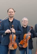 Das weltweit bekannte Leipziger Streichquartett gastiert am 24. September in Warstein - Foto Volkmar Heinz