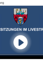 Über die Homepage der Stadt Siegen ist seit dem 6. April 2022 das Streamen von Ratssitzungen möglich - Foto Screenshot Homepage Stadt Siegen