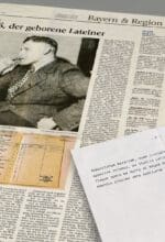Auf Brief und Siegel - Pecunia non olet! Was als Finanzierungsgesuch für lateinische Festspiele begann, endete in einem gewitzten, lateinischen Briefwechsel zwischen dem Philologen Prof. Dr. Wilfried Stroh und dem bayerischen Ministerpräsidenten Franz Josef Strauß. Nachweis: Freising, Professor (em.) Dr. Wilfried Stroh. Foto Ansgar Hoffmann, www.hoffmannfoto.de