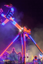 Das Fahrgeschäft The Beast gehört mit zu den Highlights der Anröchter Herbstkirmes, die den Auftakt der Kirmeswochen im Kreis Soest macht. Foto: Gemeinde Anröchte