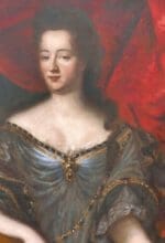 Gertrud von Plettenberg in der Dauerausstellung im Landsberger Hof. Ohne Sie würde es die Immobilie vielleicht nicht geben - Ablichtung des Gemäldes tfw