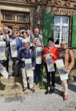 Die Bürgermeisterinnen. Bürgermeister und ihre Stellvetretungen aus den beteiligten Kommunen haben sich jetzt zur Vorstellung des Projektes "Offene Gärten im Ruhrbogen" getroffen - Foto Stadt Arnsberg