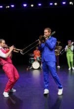 s Schweizer Ensemble Unglaublech den Open-Air-Part des "Sauerland Herbst". Sommerkonzerte auf der Freilichtbühne Herdringen - Foto Sauerland Herbst