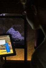 Testlauf der "Hüttenapp" mit Schülerinnen und Schülern des Gymnasiums Holthausen. Foto: LWL/Harms