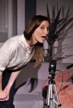 Daniela Michel als Finanzbeamtin Anna Schablonski, die einem Steuerbetrug in Milliardenhöhe auf die Schliche kommt: Dem Cum-Ex-Skandal und zum YouTube-Star wird - Foto Veranstalter