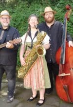 Die Original Giebelwälder sind mit "Volksmusik auf unsere Art" unterwegs.und werden bisweilen als "die neue Heimatband für das Siegerland und seine Umgebung“ gefeiert - Foto Giebelwälder