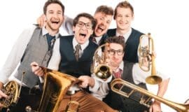 Brass-Festival Sauerland-Herbst mit zehn Debüts Das „Blechreiz Quintett“ ist beim Sauerland Herbst 2025 am Mittwoch, 29. Oktober im Bürgersaal im Rathaus Bestwig zu erleben – Foto Blechreiz Quintett