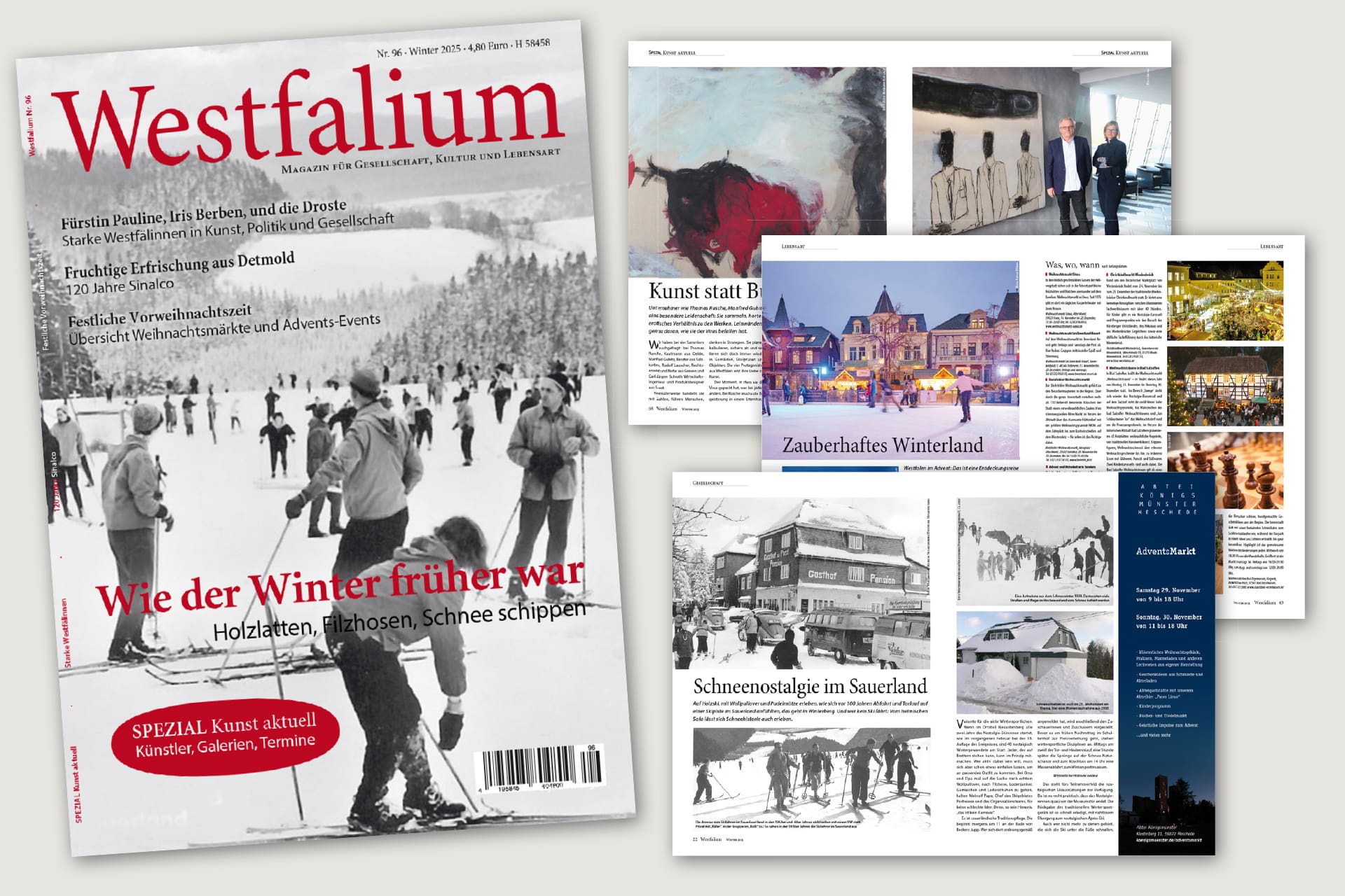 Die Region im Winter