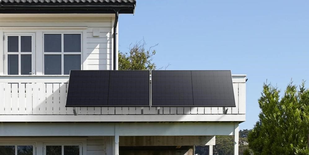 Balkonsolaranlagen funktionieren auch im Halbschatten
